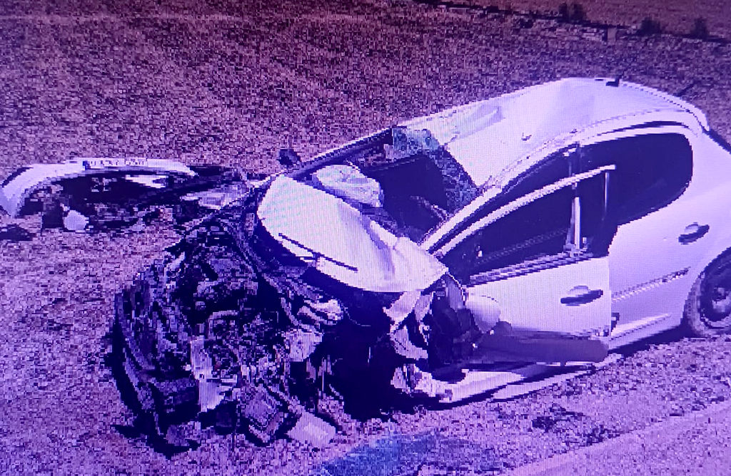 Dos personas resultan heridas en un accidente de tráfico ocurrido en Lébor